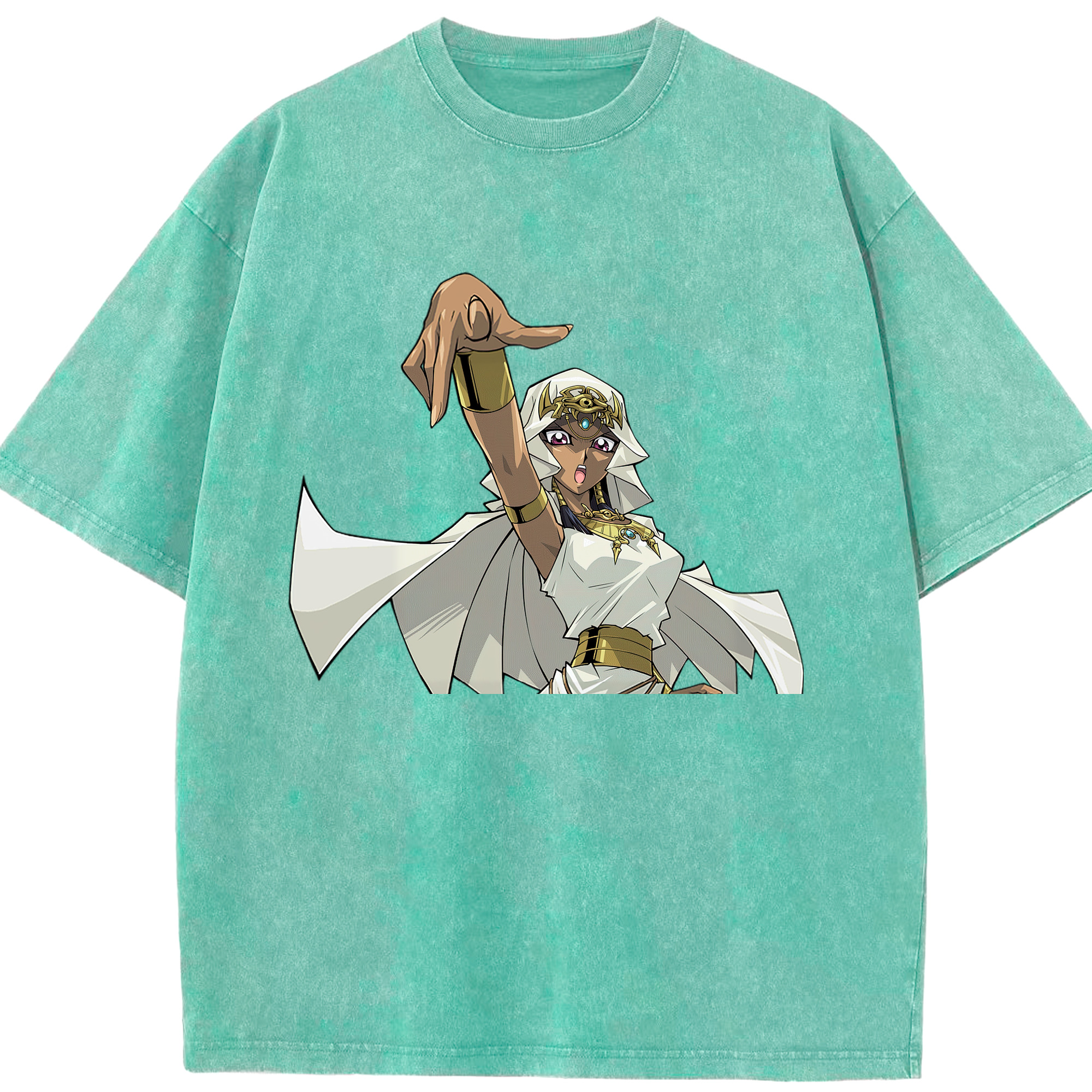 （画像用） 遊☆戯☆王 Yu-Gi-Oh! 綿100% ヴィンテージ風 半袖Tシャツ（フロントプリント）